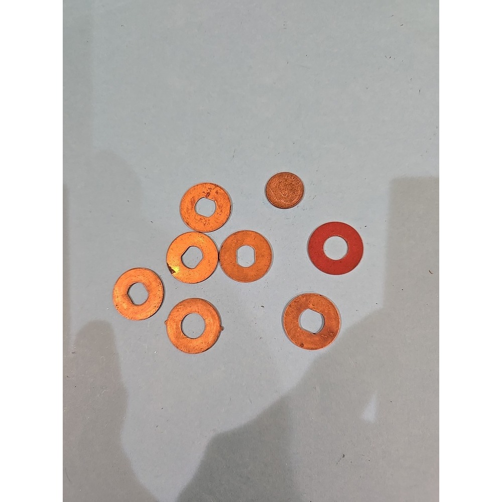 Lot Of 5 Penn 109‎ 180 209 350 Fishing Reel Part-Eared Metal Drag washer + misc
